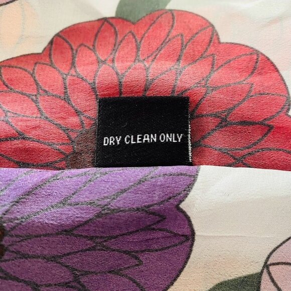 The J. Peterman Company Annata's Floral Caftan Kaftan L/XL - Picture 9 of 12